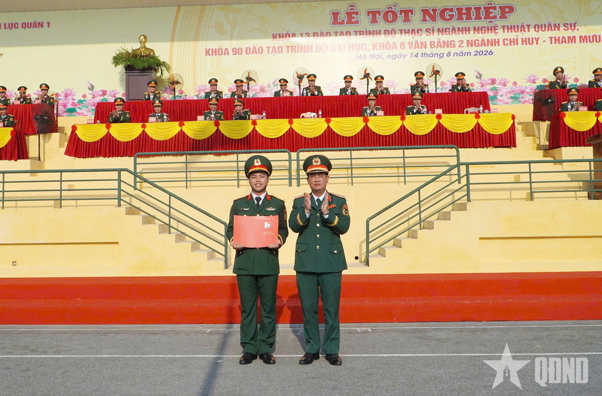 Trường Sĩ quan Lục quân 1 tổ chức Lễ tốt nghiệp cho học viên các khóa

